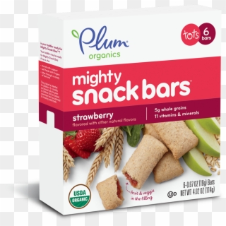 Plum Organics - Plum Organics Mighty Snack Bars Clipart