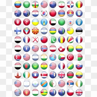 Search - Round Flag Icon Png Clipart