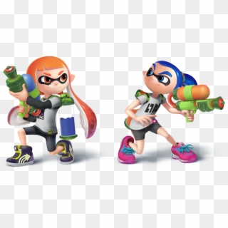Inkling Girl And Inkling Boy , Png Download Clipart