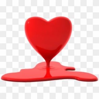 Share This Image - Melting Heart Clipart