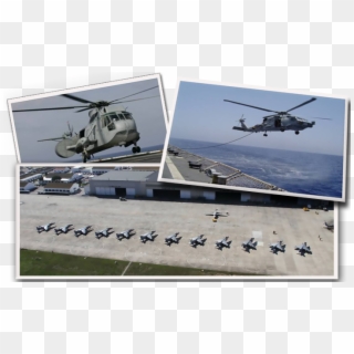 At First, Only Helicopters But Later Fixed Wing Aircraft - Base De Rota Cadiz Clipart