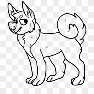 Doge Lineart By Poltergyst - Line Art Clipart