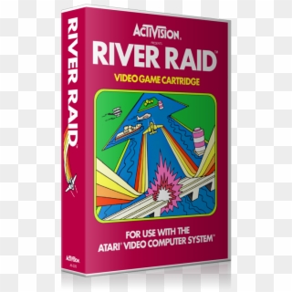 River Raid 2 Atari 2600 Game Cover To Fit A Ugc Style Clipart