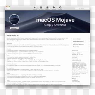 App Store, The Installer Will Be Downloaded To Your - App Store Mojave Update Clipart