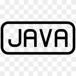 Java File Type Rounded Rectangular Outlined Interface Clipart
