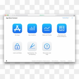 Sign In To App Store Connect - App Store Connect Analytics Clipart