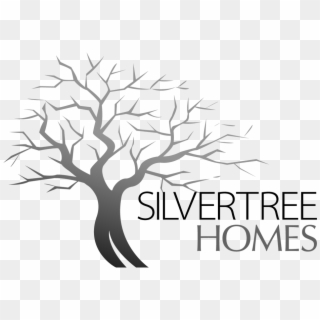 Silvertree Homes New Real Estate Logo Design - Illustration Clipart