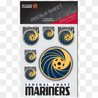 Central Coast Mariners A-league Uv Car Decals 7 Stickers - Central Coast Mariners Flag Clipart