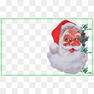 Click Here To Download Santa Claus Face Ho Ho Ho Half - Santa Claus Red Face Clipart