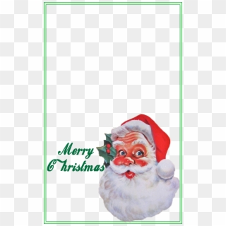 Click Here To Download Santa Claus Face Merry Christmas - Лицо Деда Мороза Clipart