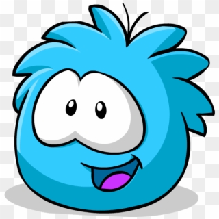 Cartoon Buck Teeth - Club Penguin Puffle Azul Clipart