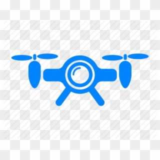 Drone Clipart Camera Icon - Blue Drone Icon Transparent - Png Download