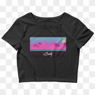 1996 Miami Skyline Women's Crop Tee Clipart