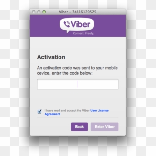 Viber On Your Mac Desktop , Png Download - Viber Clipart