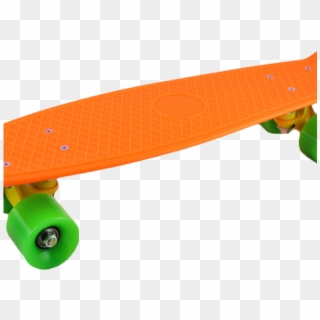 Skateboarding Clipart Penny Board - Orange Skateboard Png Transparent Png