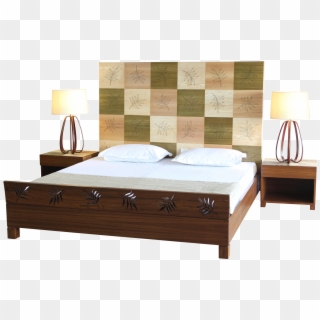 Flying Leaves Double Bed Clipart