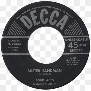 Mister Sandman By The Four Aces Featuring Al Alberts Clipart