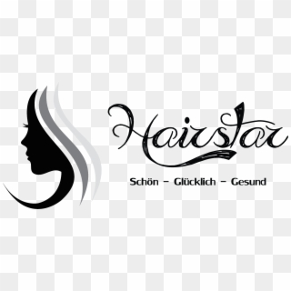 Picture Stock Hair Salon Logos - Calligraphy Clipart