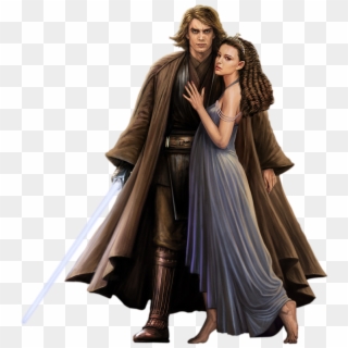 Anakin & Amidala - Luke Skywalker Padmé Amidala Clipart