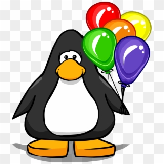 Vector Black And White Image Bunch Of Balloons From - Penguin With A Top Hat Clipart