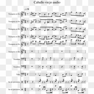 Caballo Viejo Audio Sheet Music 1 Of 40 Pages - Caballo Viejo Partitura Pdf Clipart