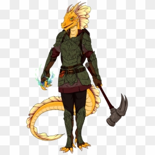 Satias, My Gorgeous Dragonborn Paladin - Dragonborn Paladin Clipart
