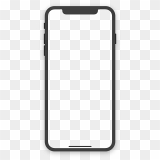 7 Out Of - Iphone X Device Frame Png Clipart