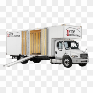 One Stop Moving And Storage Truck - Moving Trucks Clipart