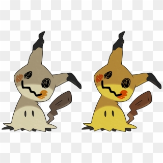 I Made Some Mock-up Shinies Of The New Gen 7 Pokemon - Mimikyu Pokemon Without Disguise Clipart