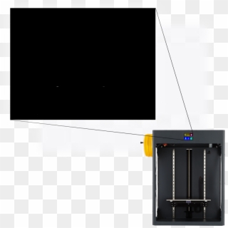 Touchscreen Of Craftbot Xl 3d Printer - Led-backlit Lcd Display Clipart