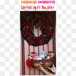 Diy Dunkin Donuts Coffee Gift Basket At Thefrugalgirls - Love Clipart