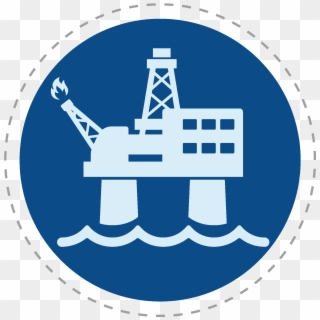 Injuries On Oil Rigs - Offshore Oil Rig Icon Clipart