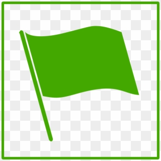 Green Flag Icon Clipart