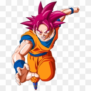 Goku Dios Png - Super Saiyajin Fase Dios Clipart