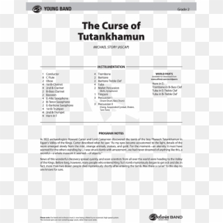 Tutankhamun Thumbnail - Curse Of Tutankhamun Story Clipart