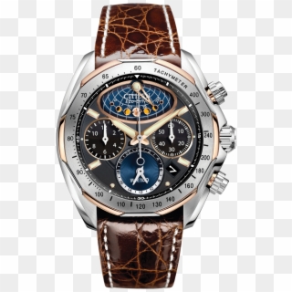 Moon Phase Flyback - Citizen Moon Phase Flyback Chrono Clipart