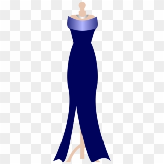 Gown Clipart Prom Dress - Png Download