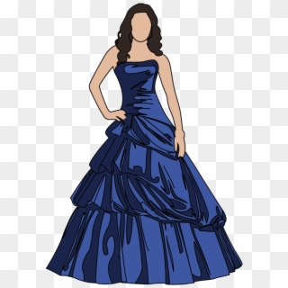 Vectored Prom Dress By Icantunloveyou - Transparent Prom Dress Cartoon Clipart