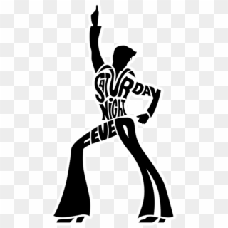 Saturday Night Fever Png - Saturday Night Fever Black And White Clipart Transparent Png