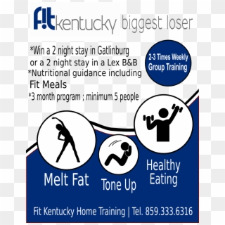 Fit Kentucky Biggest Loser - Poster Clipart