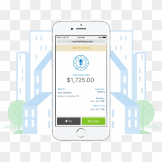 Apple Pay With Freshbooks - Iphone Clipart