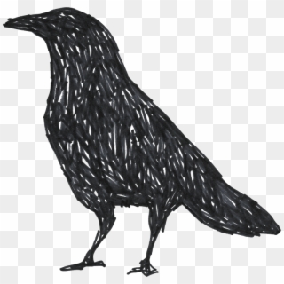 Crows Are Actually - Raven Low Poly Clipart