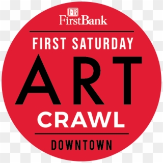 Firstbank First Saturday Art Crawl - Circle Clipart