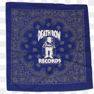 Death Row Records Logo Blue Bandana $10 - Death Row Records Background Clipart