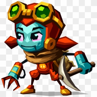 Steamworld Dig 2 Dorothy With Pickaxe Clipart