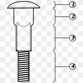 File - Bolt Diagram - Svg - Diagram Of Bolts Clipart