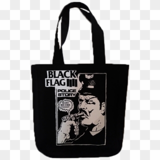 Black Flag Police Story Tote Bag - Tote Bag Clipart
