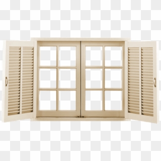 Share This Image - Window With Shutters Png Clipart