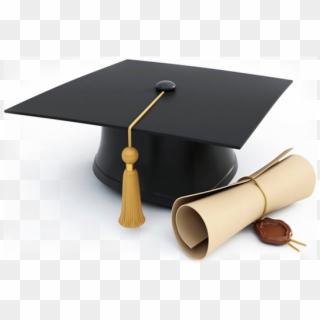 Capelo De Formatura Png - Graduation Cap And Diploma Clipart