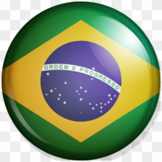 Icone Bandeira Brasil Png - Brazil Flag World Cup 2018 Clipart